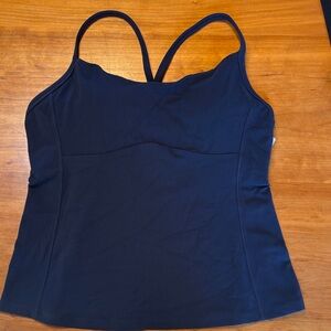 Athleta Navy Sports Bra Tank
